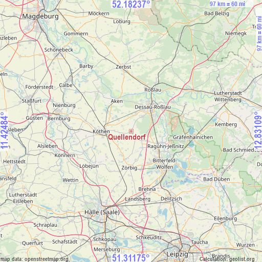 Quellendorf on map