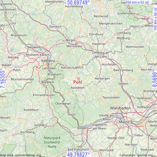 Pohl on map