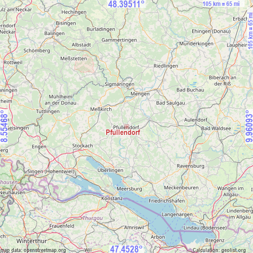 Pfullendorf on map