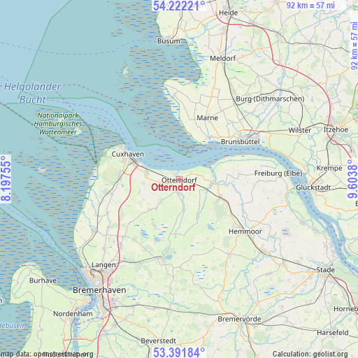 Otterndorf on map