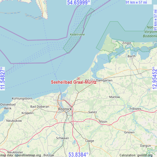 Seeheilbad Graal-Müritz on map