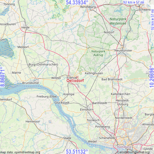 Oelixdorf on map