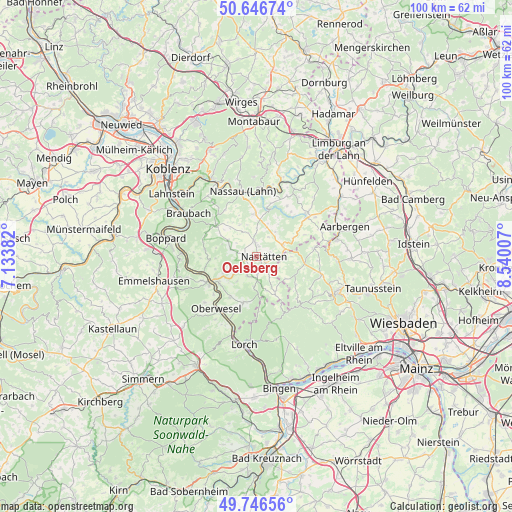 Oelsberg on map