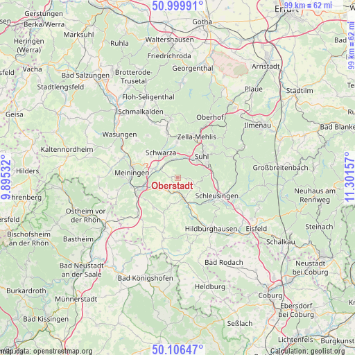 Oberstadt on map