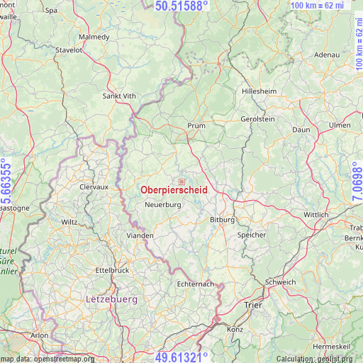 Oberpierscheid on map
