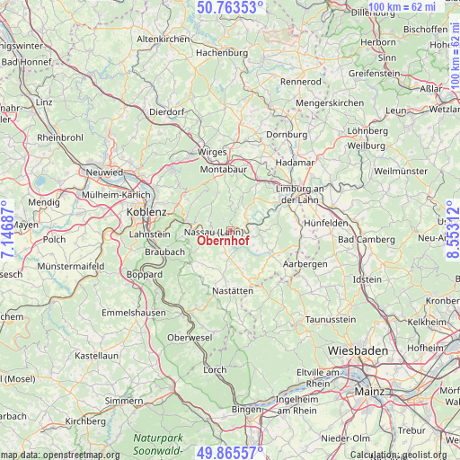 Obernhof on map