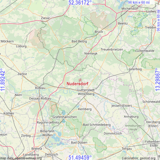 Nudersdorf on map