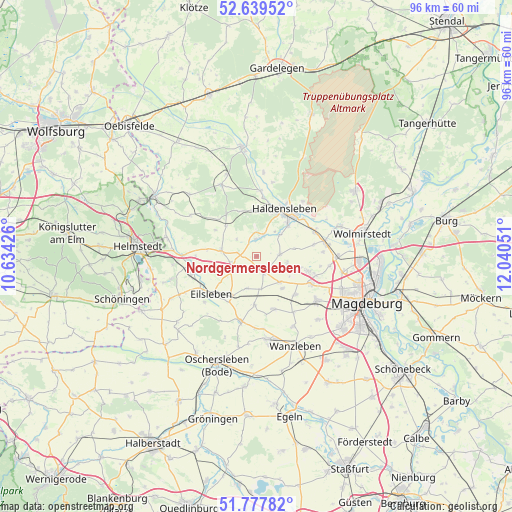 Nordgermersleben on map