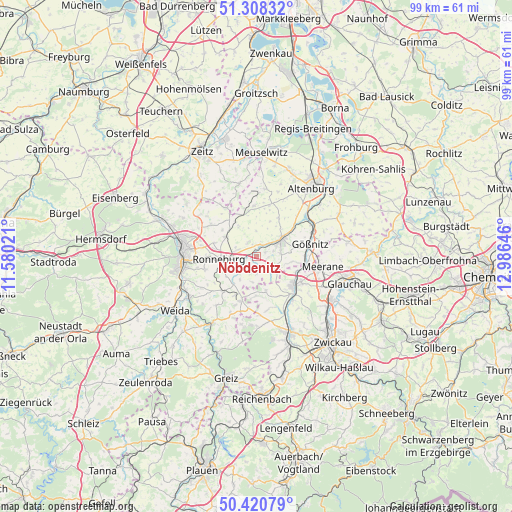 Nöbdenitz on map