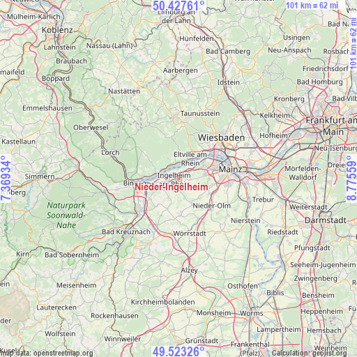 Nieder-Ingelheim on map
