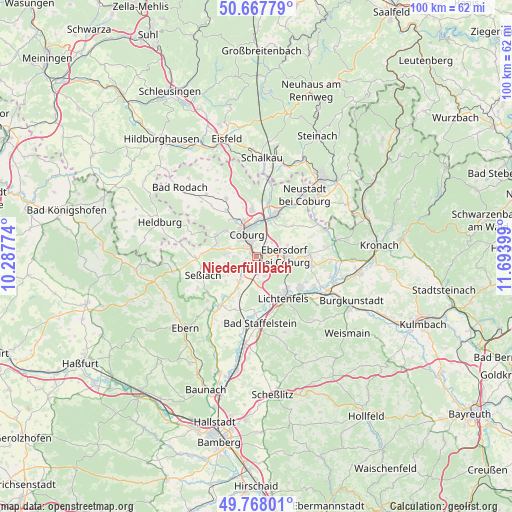 Niederfüllbach on map