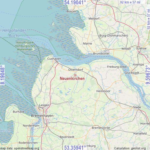 Neuenkirchen on map