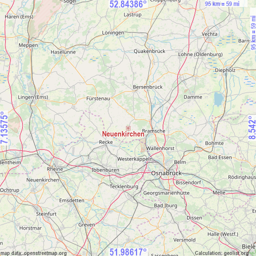 Neuenkirchen on map