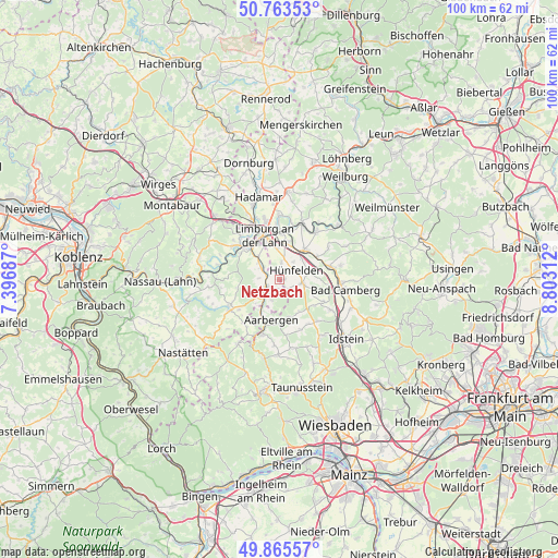 Netzbach on map