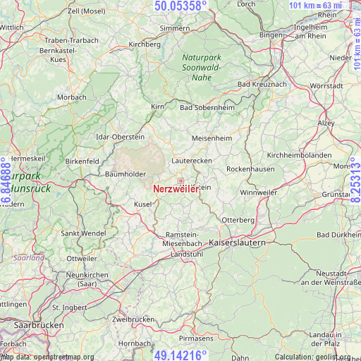 Nerzweiler on map