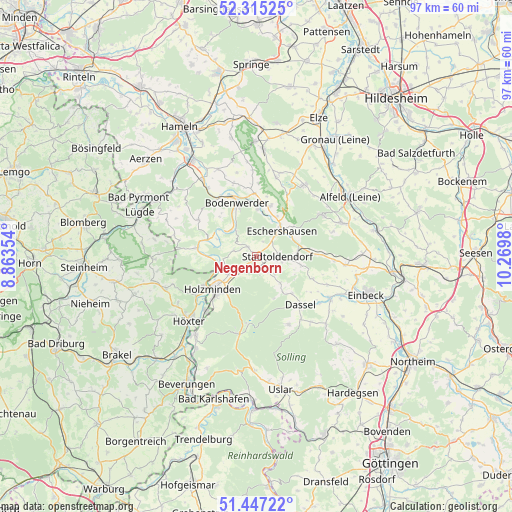 Negenborn on map