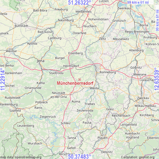 Münchenbernsdorf on map