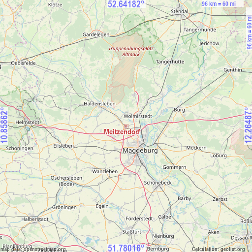 Meitzendorf on map