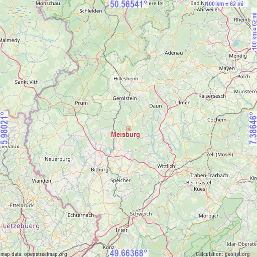 Meisburg on map