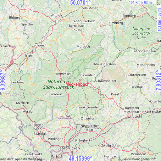 Meckenbach on map