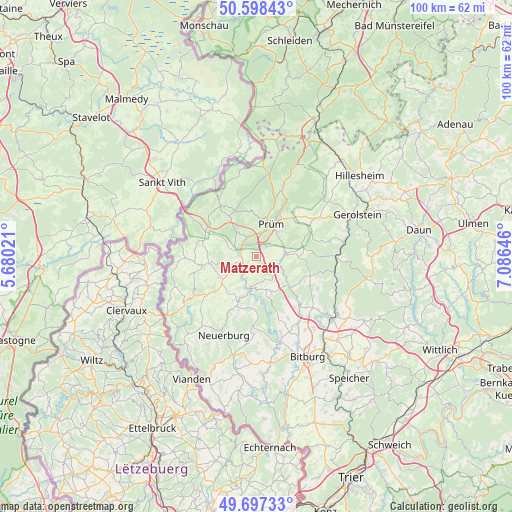 Matzerath on map