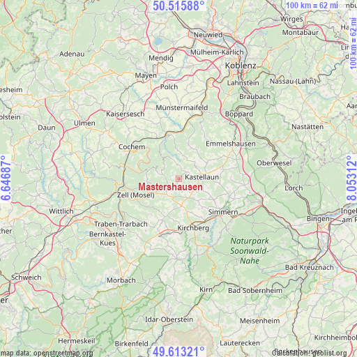 Mastershausen on map