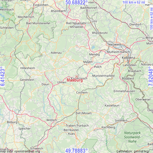 Masburg on map