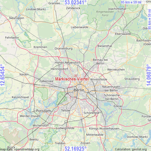 Märkisches Viertel on map