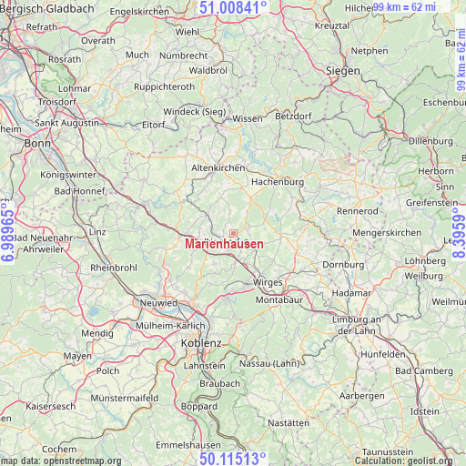Marienhausen on map
