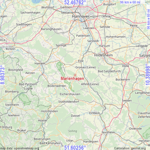 Marienhagen on map