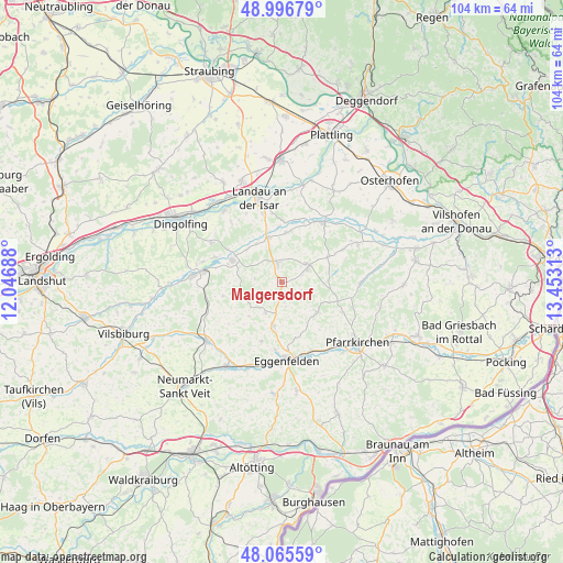 Malgersdorf on map