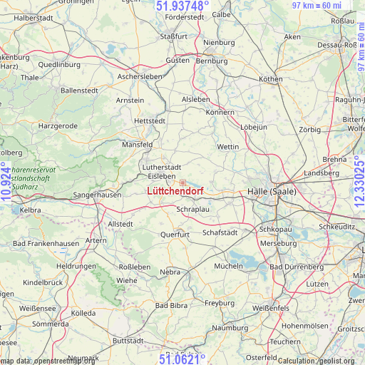 Lüttchendorf on map