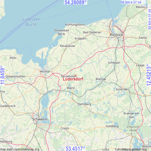 Lüdersdorf on map