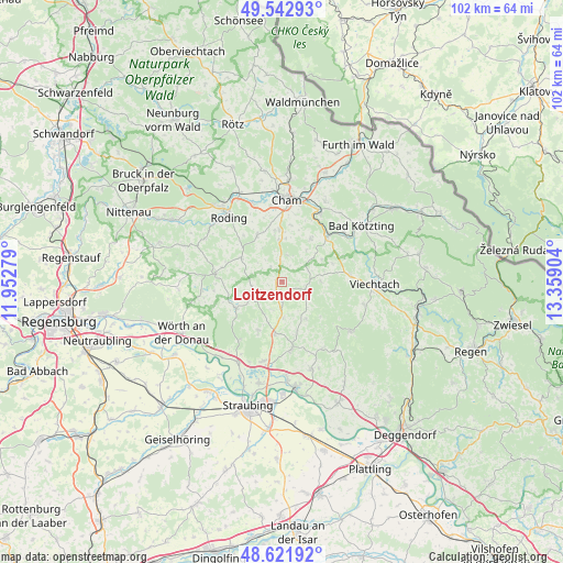Loitzendorf on map