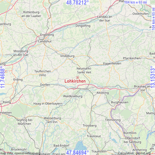 Lohkirchen on map