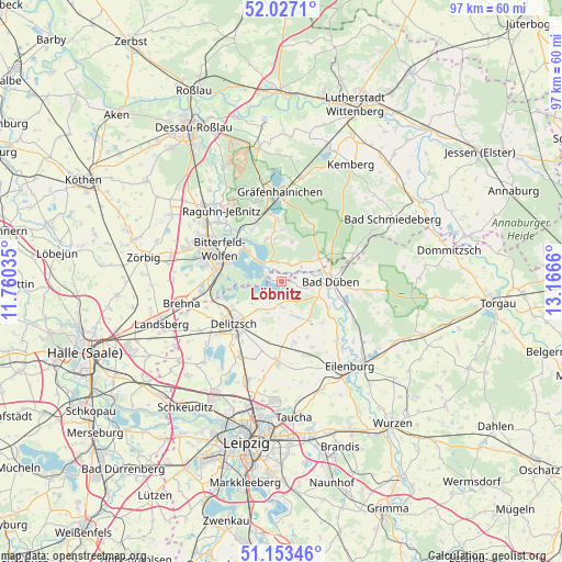 Löbnitz on map