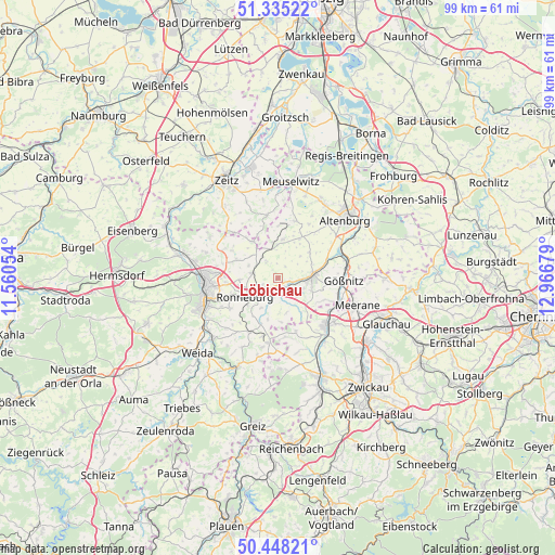 Löbichau on map