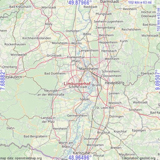 Limburgerhof on map