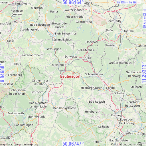 Leutersdorf on map