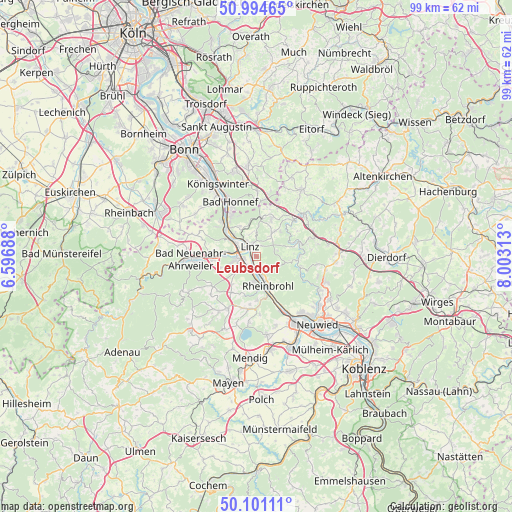 Leubsdorf on map