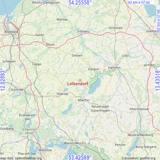 Lelkendorf on map