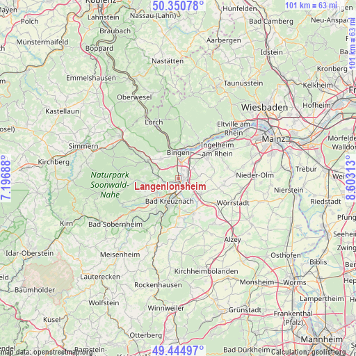 Langenlonsheim on map