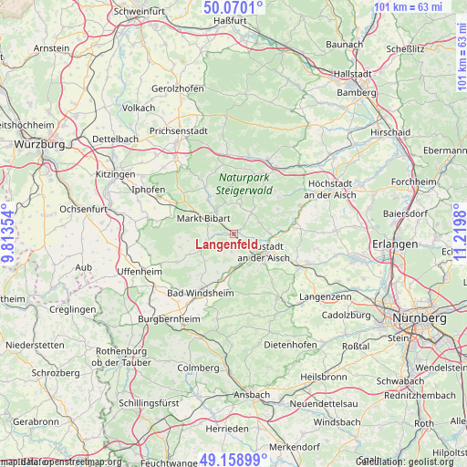 Langenfeld on map