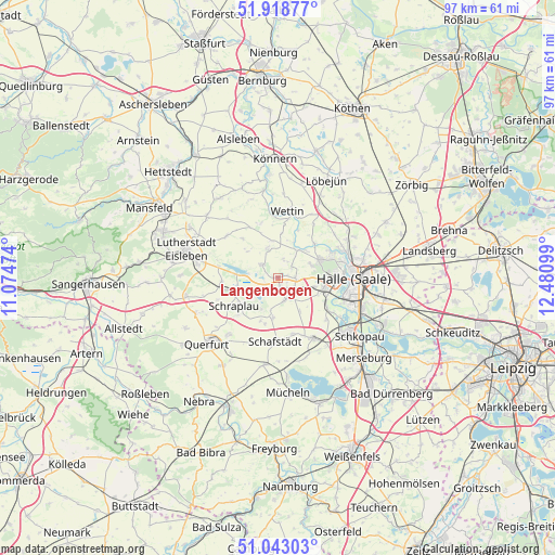 Langenbogen on map