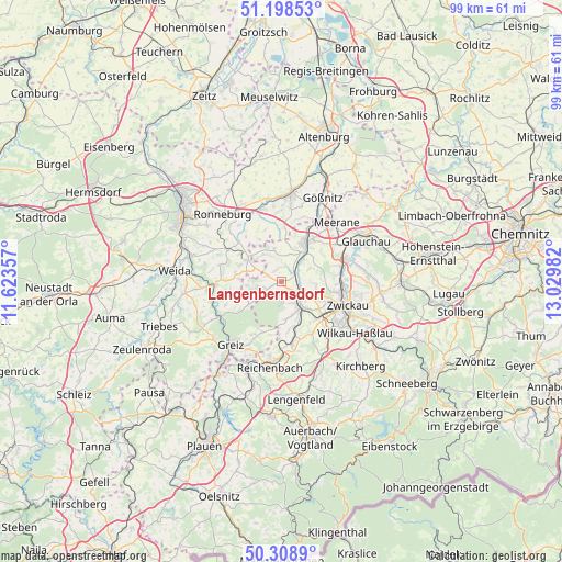 Langenbernsdorf on map