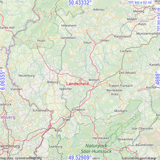 Landscheid on map