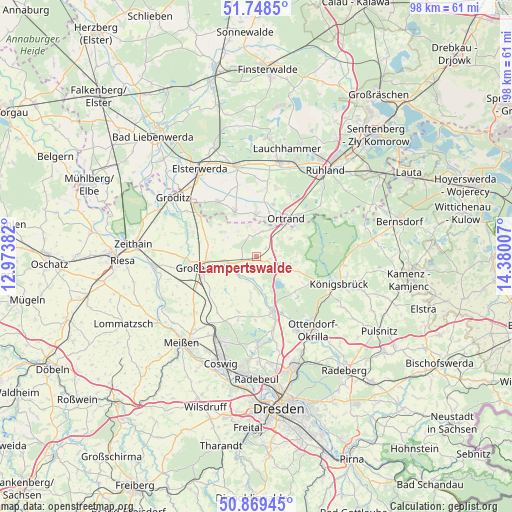 Lampertswalde on map