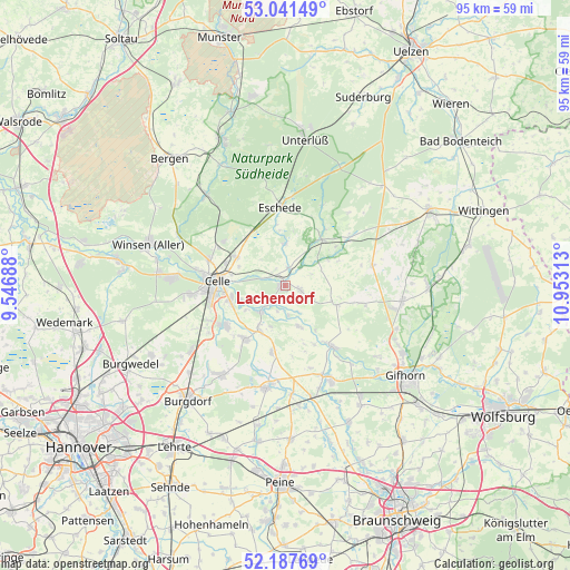 Lachendorf on map