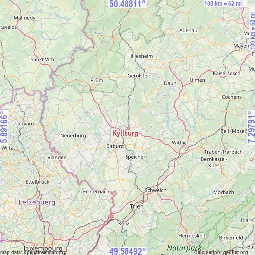 Kyllburg on map