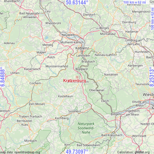 Kratzenburg on map